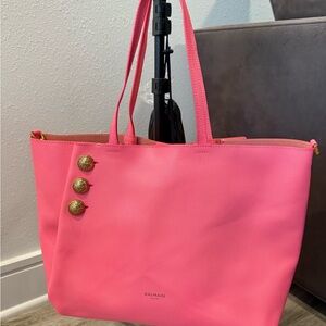 Balmain Pink Tote Bag